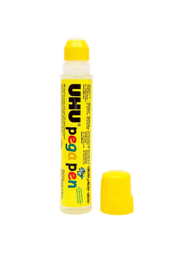 UHU - Glue Pen, 50ml Yellow/Black - Image 1