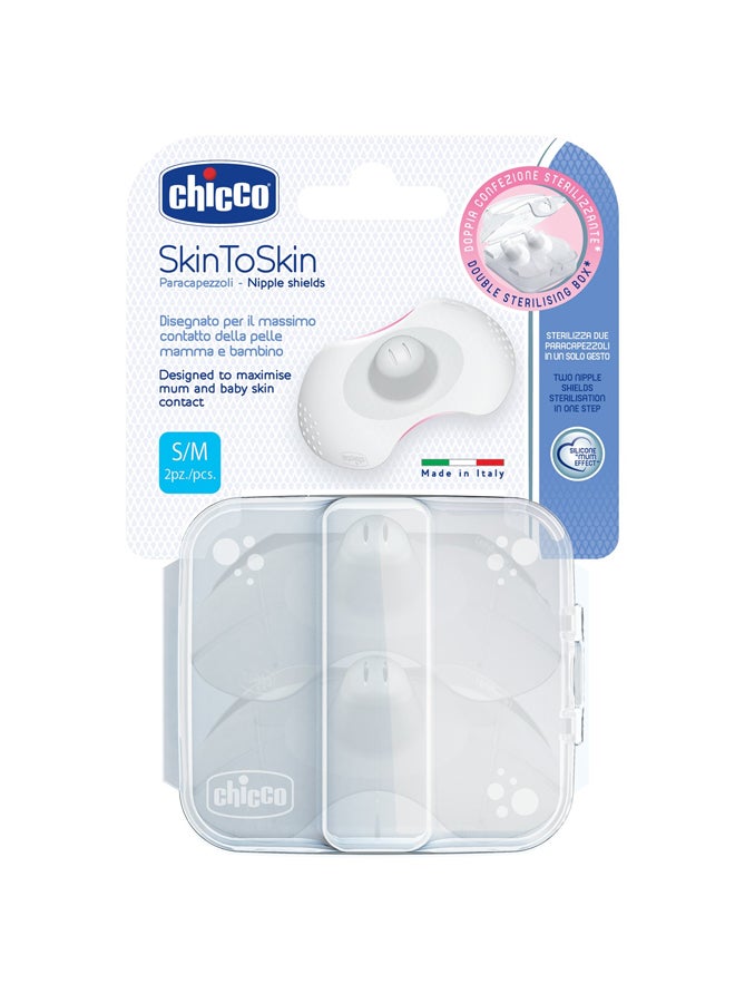 Chicco Skin To Silicone Nipple Shield S/M  - Image 3