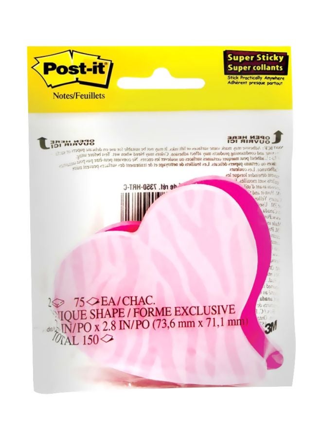 3M Trendy Self Stick Notes Pink