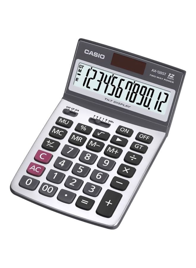 كاسيو آلة حاسبة عملية أساسية رمادي/ أسود/ أبيض - Image 2