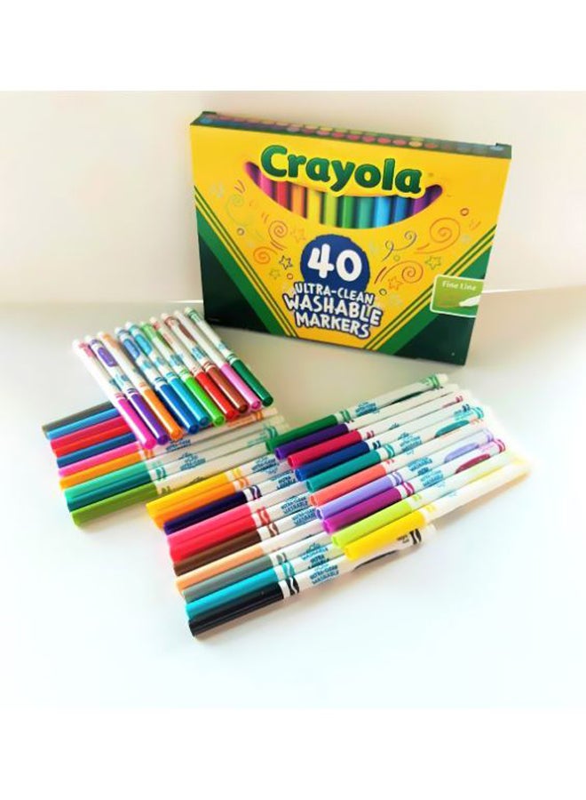 Crayola Ultra-Clean Washable Marker Multicolour  - Image 4
