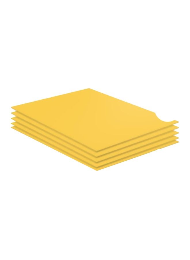 FIS 5-Piece Sponge Boards Canary Yellow