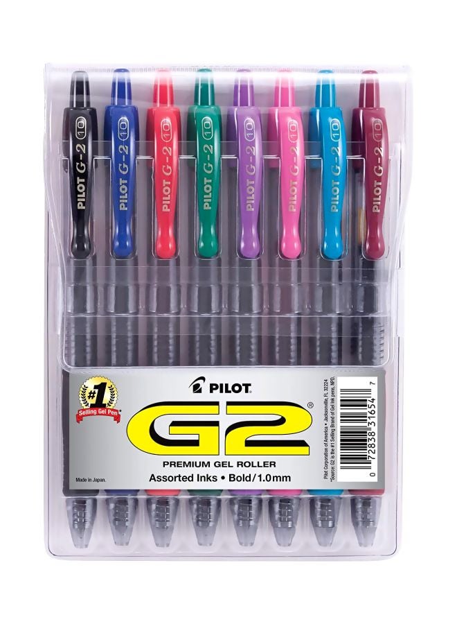 8-Piece G2 Gel Ink Pens Green/Blue/Red - v1620729631/N39510490A_1