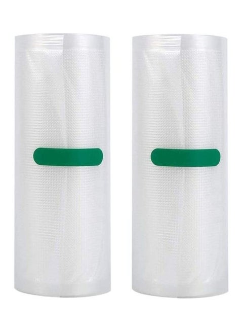 Pack Of 2 Vacuum Sealer Rolls Clear