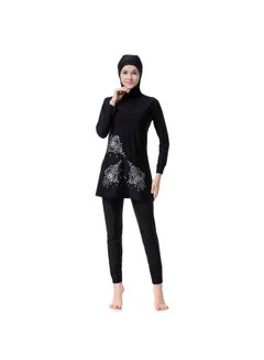 Generic Conservative Fashionable All-Covering Burkinis Black  - Image 1