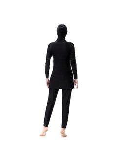 Generic Conservative Fashionable All-Covering Burkinis Black  - Image 4