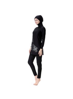 Generic Conservative Fashionable All-Covering Burkinis Black  - Image 5