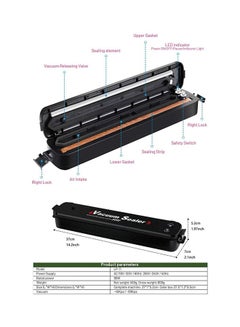 XiuWoo Vacuum Sealer Machine With Bags Black/Clear  - Image 3