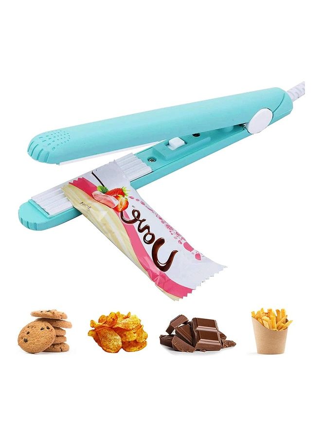 XiuWoo Portable Food Bag Heat Sealer Machine Blue/White  - Image 1