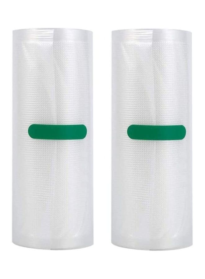 XiuWoo Pack Of 2 Vacuum Sealer Rolls Clear - Image 1