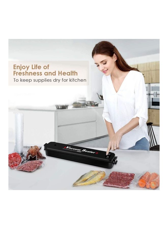 XiuWoo Vacuum Automatic Food Sealer Machine With Bags Black - Image 3