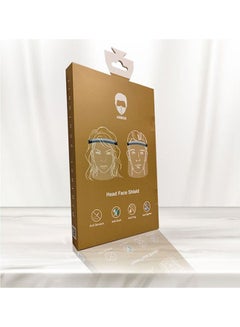 Safety Face Sheild Mask With 2 Reusable Visors