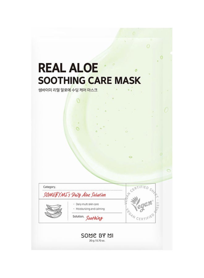 Some by Mi Real Aloe Soothing Care Mask 20grams  - Image 1