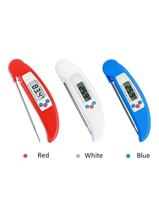 Generic - Instant Read Meat Thermometer for Grilling Red - Image 1
