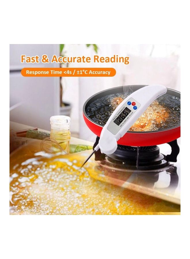 Generic - Instant Read Meat Thermometer for Grilling Red - Image 1