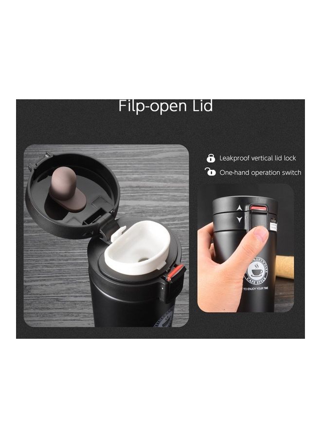 380ml  Insulated Travel Coffee Mug Red 380ml - Image 3