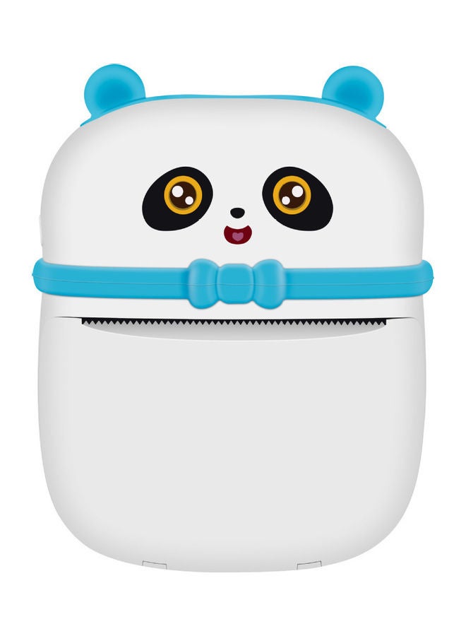 Mini Portable Thermal Printer Blue/White - Image 1