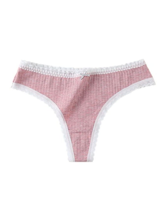 3 Pack Comfortable Brief Brown/Pink/Green - Image 4