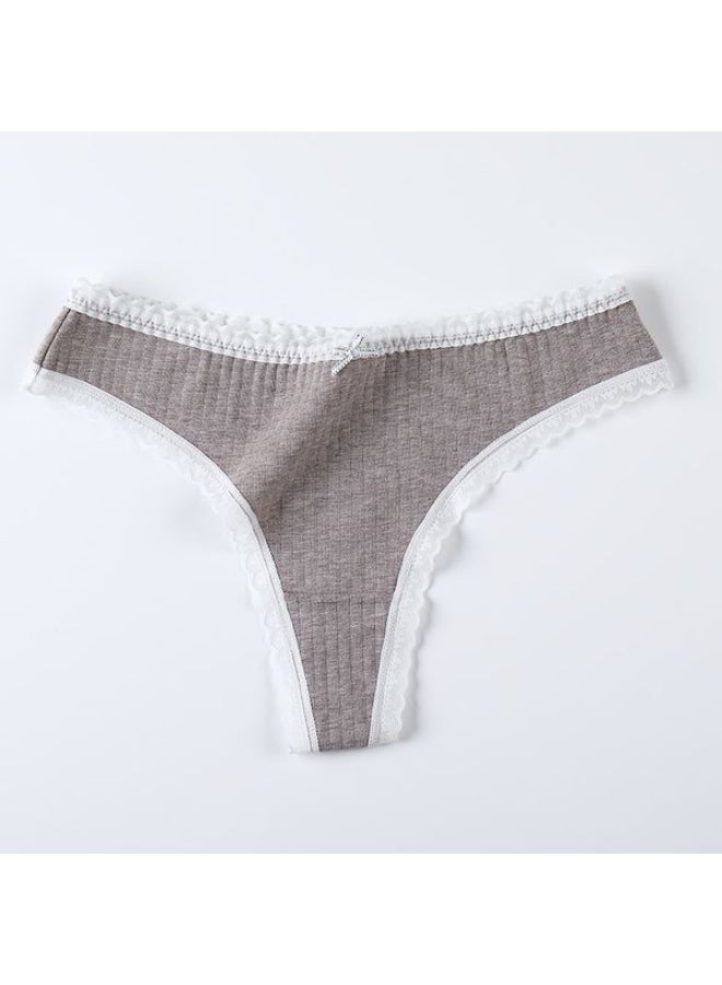 3 Pack Comfortable Brief Brown/Pink/Green - Image 5
