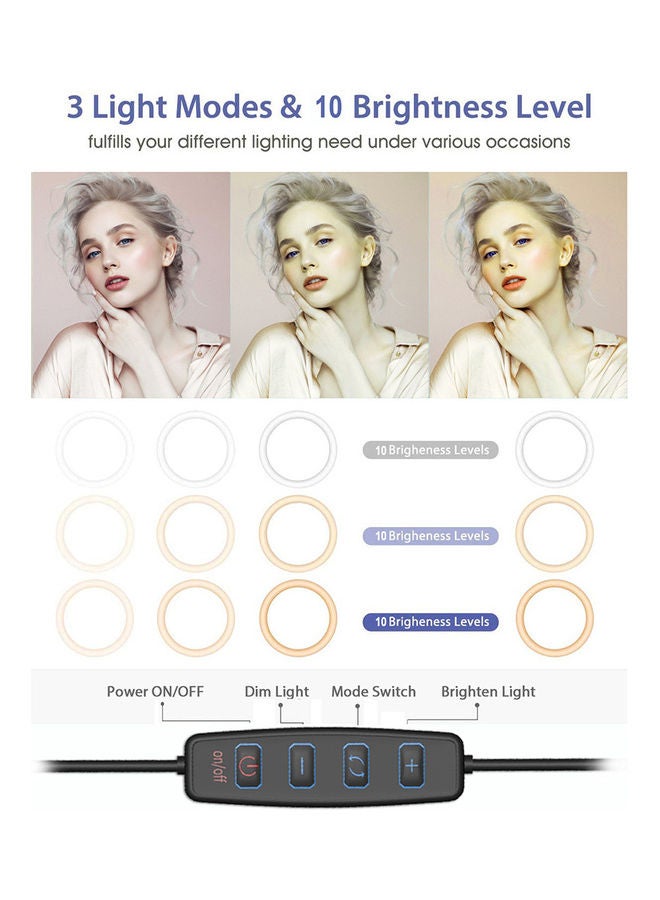 5-Piece LED Ring Light Set Multicolour - Image 5