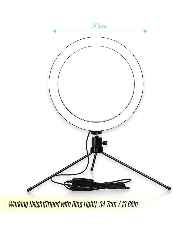 Photography LED Ring Light Set Black/White - Image 2