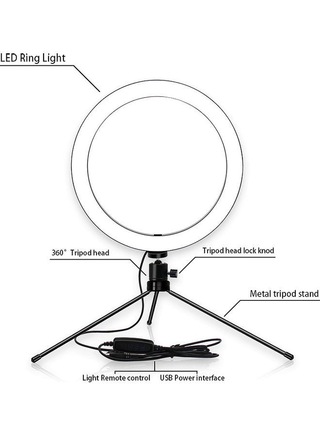 Photography LED Ring Light Set Black/White - Image 5