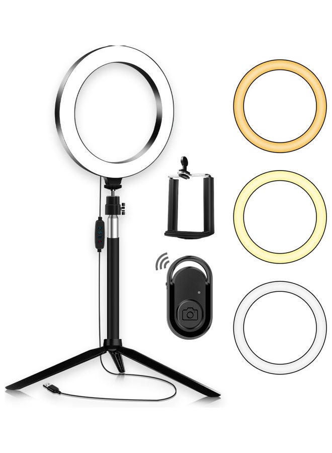 Photography LED Ring Light Set Black - Image 1