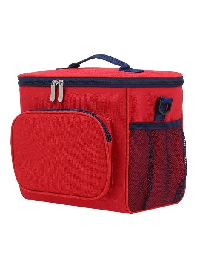 Insulated Lunch Bag Red 25.5x22.5x18cm - Image 4