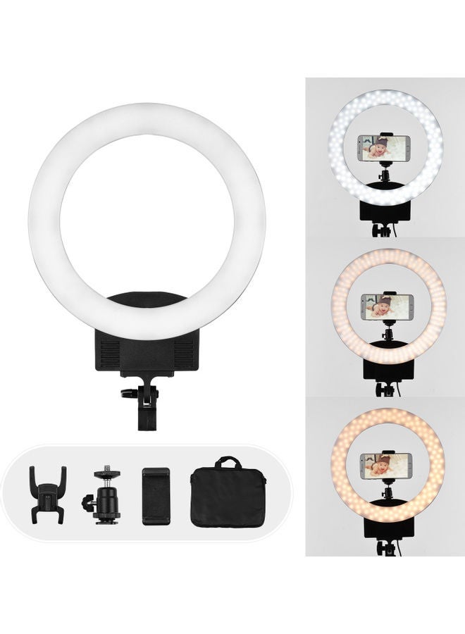 Professional Photography LED Ring Light Set Black - Image 1