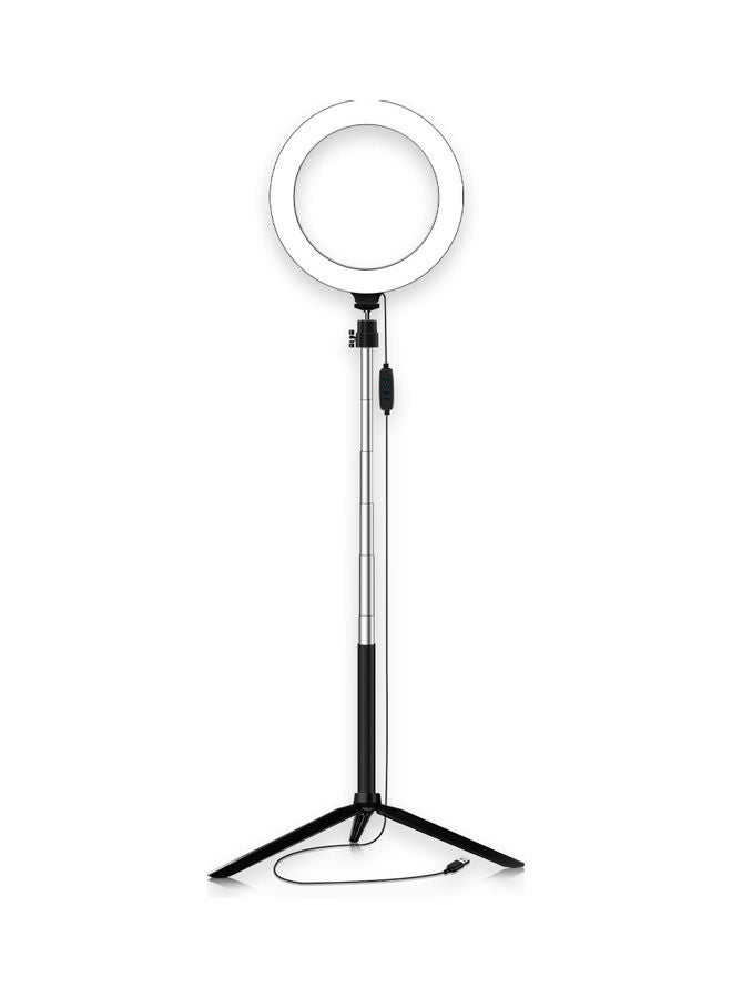 مجموعة ضوء LED حلقي للتصوير الفوتوغرافي مع حامل أسود - Image 5