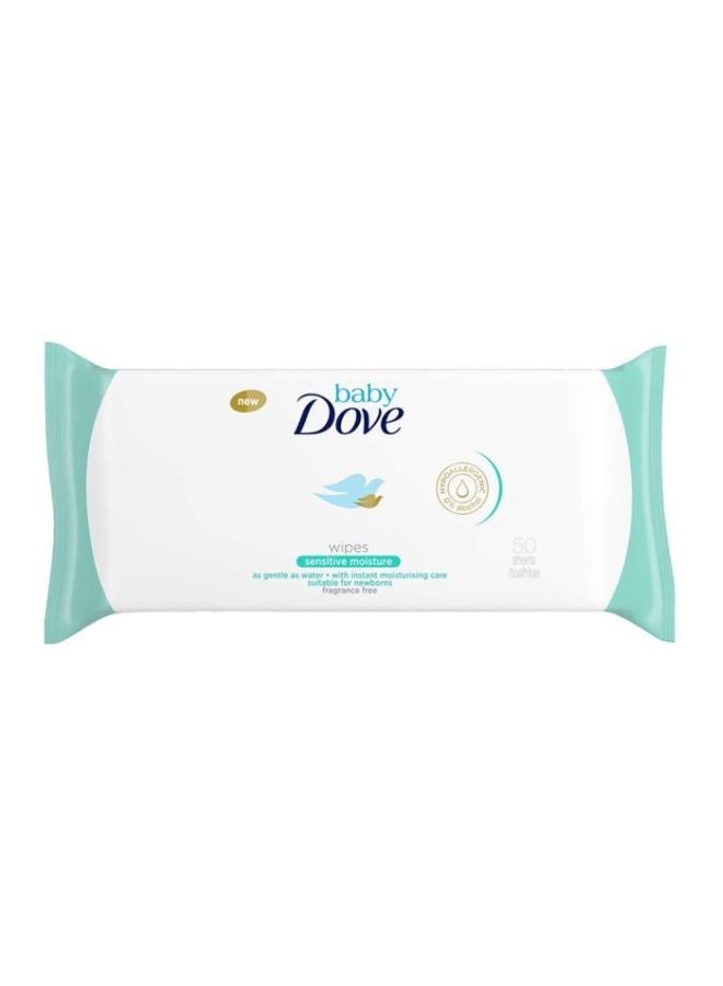 Dove Pack Of 6 Baby Sensitive Moisture Wipes  - Image 2