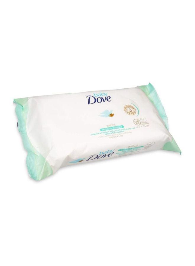 Dove Pack Of 6 Baby Sensitive Moisture Wipes  - Image 3