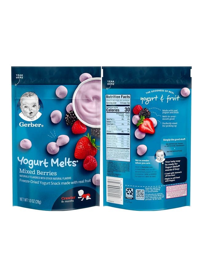 Gerber Yogurt Melt Mixed Berries Baby Food 28grams Pack of 2 - Image 4