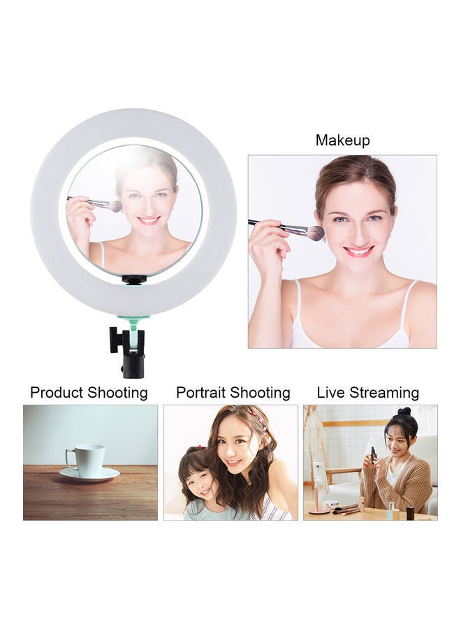 طقم حلقة إضاءة LED للتصوير الفوتوغرافي أخضر/أبيض - Image 5