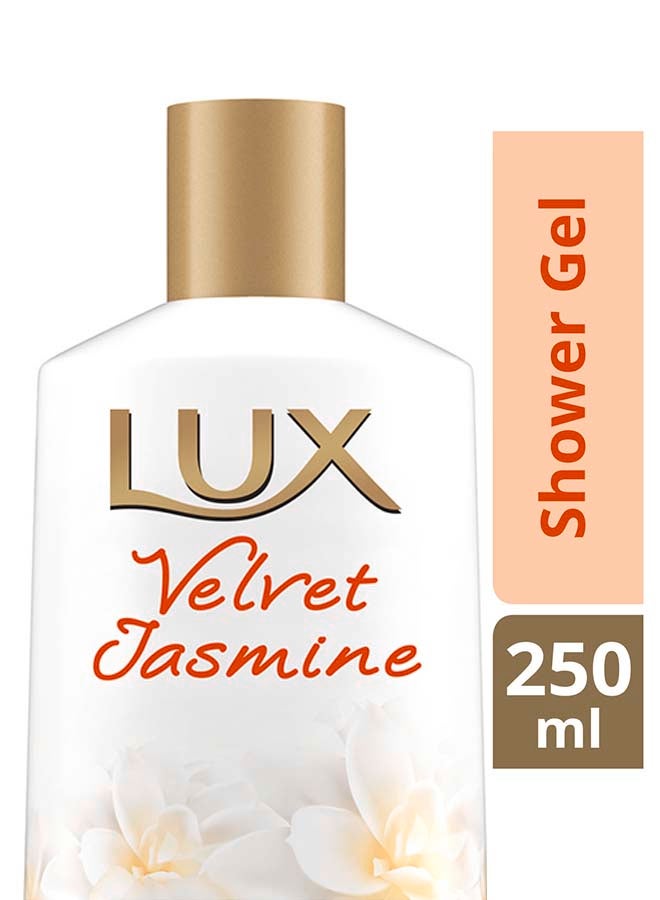 Lux Fine Fragrance Body Wash Velvet Jasmine With Loofah 250ml - Image 1