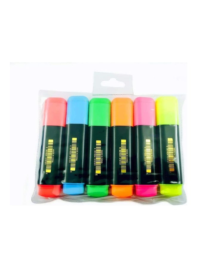 Flamingo 6-Piece Color Highlighter Multicolour - Image 1