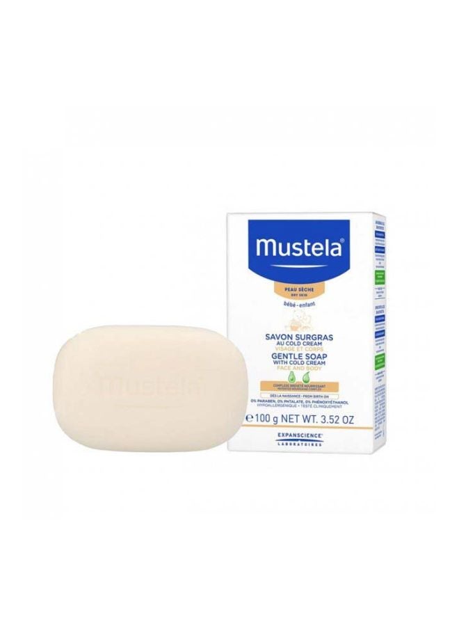 Mustela 3-Piece Baby Bathtime Fun Essentials Gentle Soap With Cold Cream And Body Lotion, Bubble Bath with Organic Avocado, 100g+200ml+300ml - Image 4
