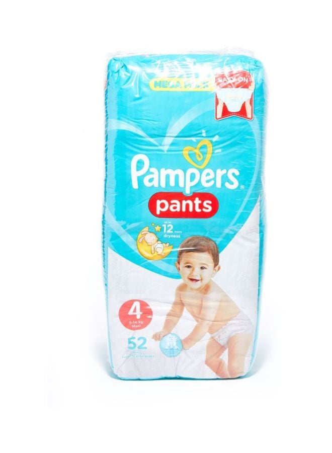 Easy On Diaper Pants, Size 4, 14-9 Kg, 52 Count