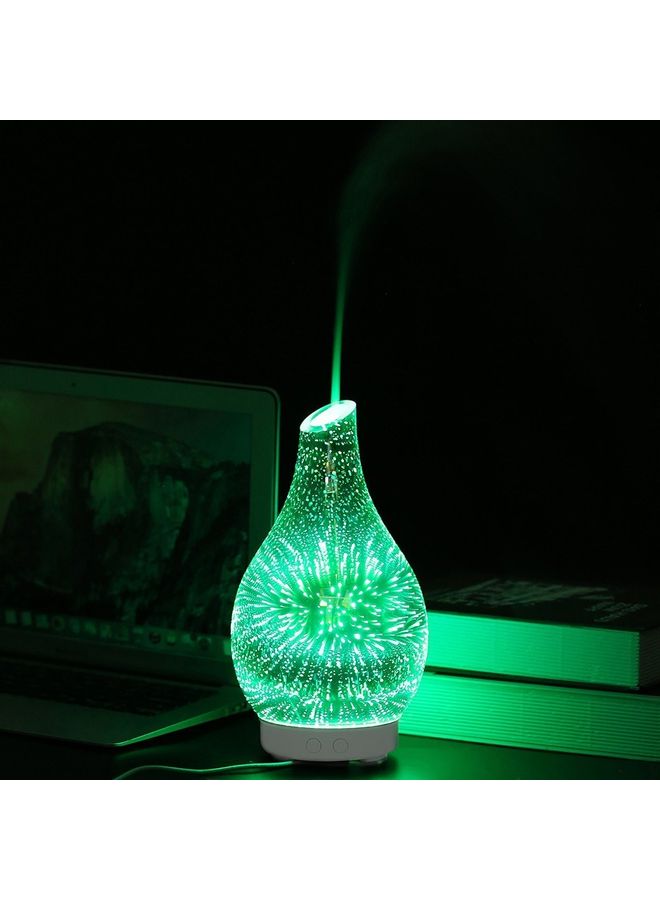 7-Color 100ML Glass Aromatherapy Humidifier Multicolour 27x17x17cm - Image 4