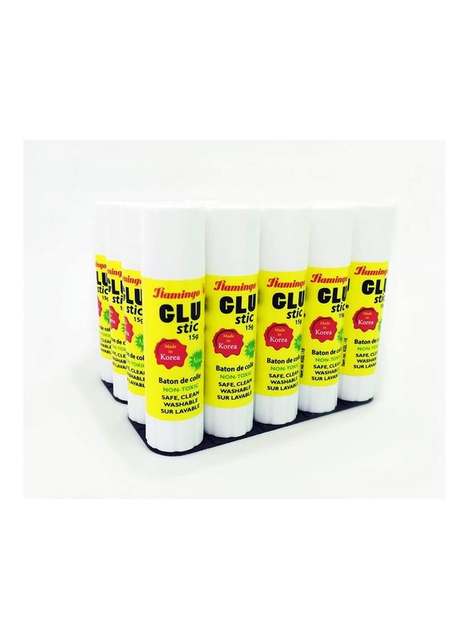 Flamingo 20-Piece High Viscosity Glue Stick White - Image 3