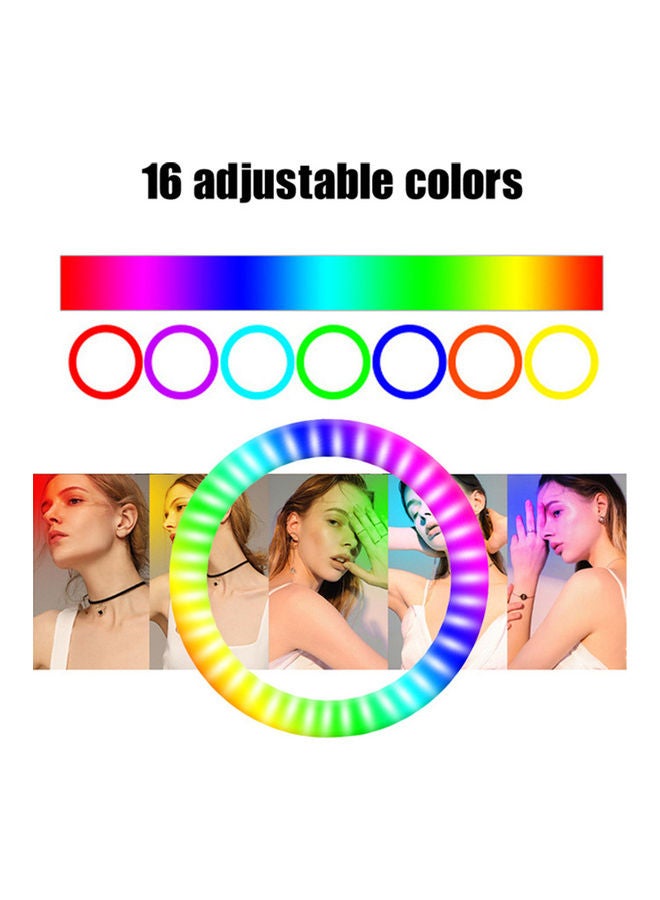 حلقة إضاءة بمصابيح LED متعدد الألوان - Image 5