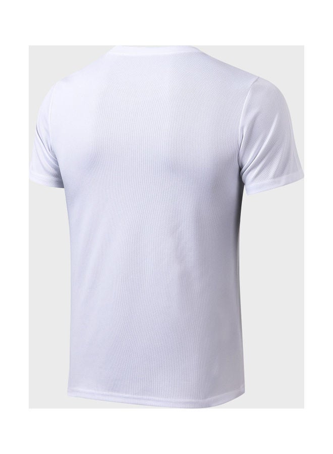 Generic Men Sports O Neck Short Sleeve Stretchy T- Shirt  - Image 2