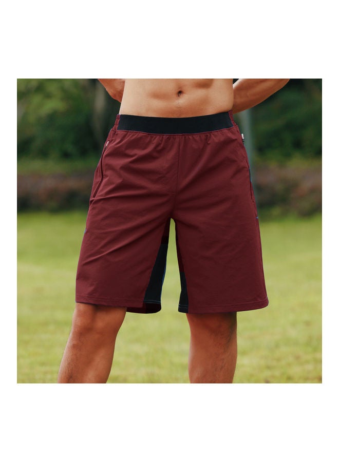 Generic Men Sports Elastic Running Gym Shorts  - Image 1