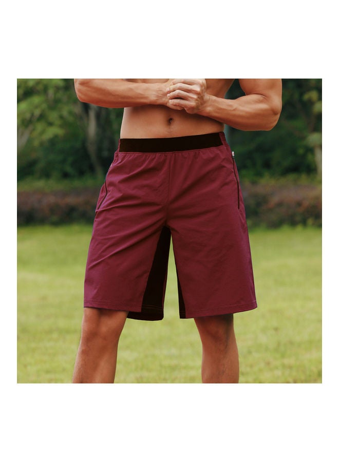 Generic Men Sports Elastic Running Gym Shorts  - Image 2