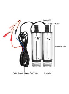 Generic 60W DC 24V Submersible Pump Silver 20.00x11x5.5cm  - Image 4
