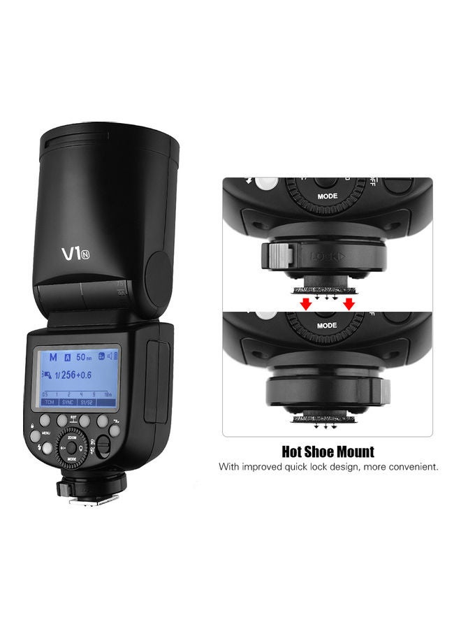 Godox - V1N Wireless 2.4G Camera Round Head Flashlight - Image 1