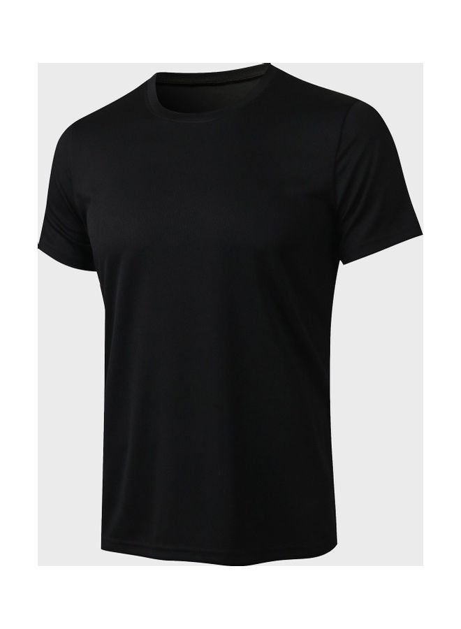 Generic Men Sports O Neck Short Sleeve Stretchy T- Shirt  - Image 1