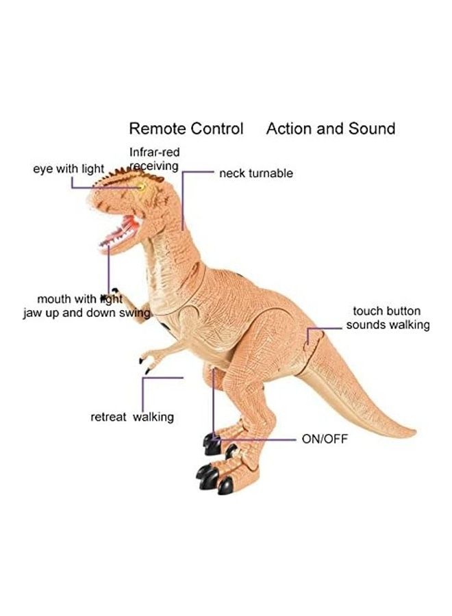 Dino Planet Remote Control Walking Dinosaur Toy 20.5x3x11.6inch