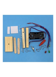 Generic Wood Traffic Lights DIY Kit Kids Toy 10.50x8x3cm  - Image 5