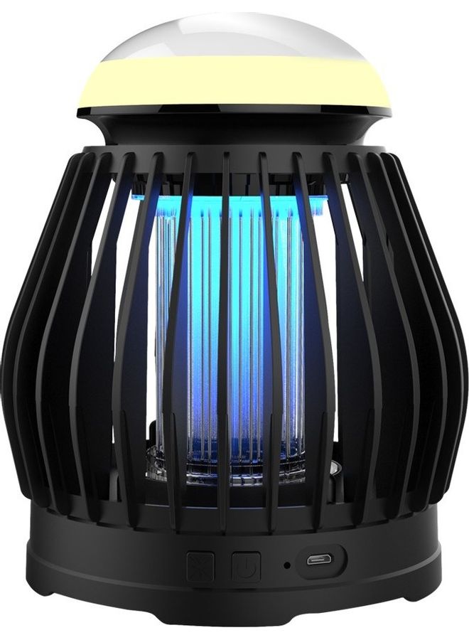 مصباح LED ليلي صغير قاتلٌ للبعوض مزود بمنفذ USB أزرق  - Image 1